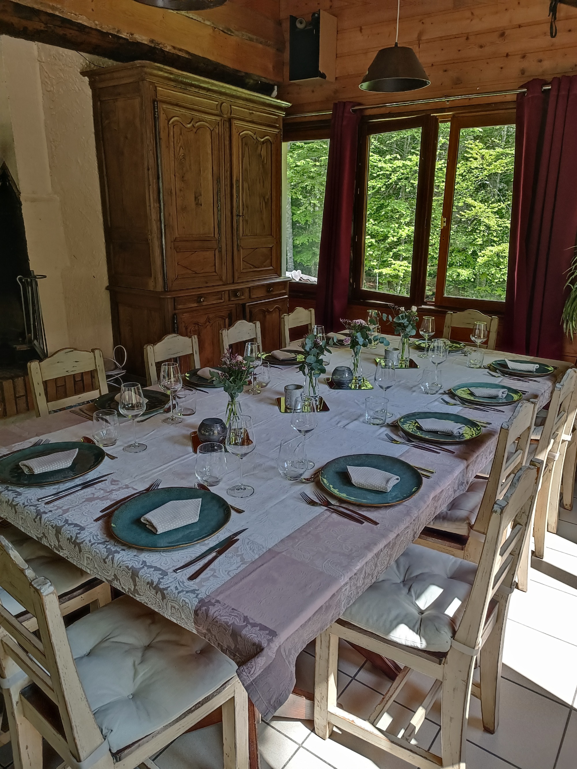 La table dressée