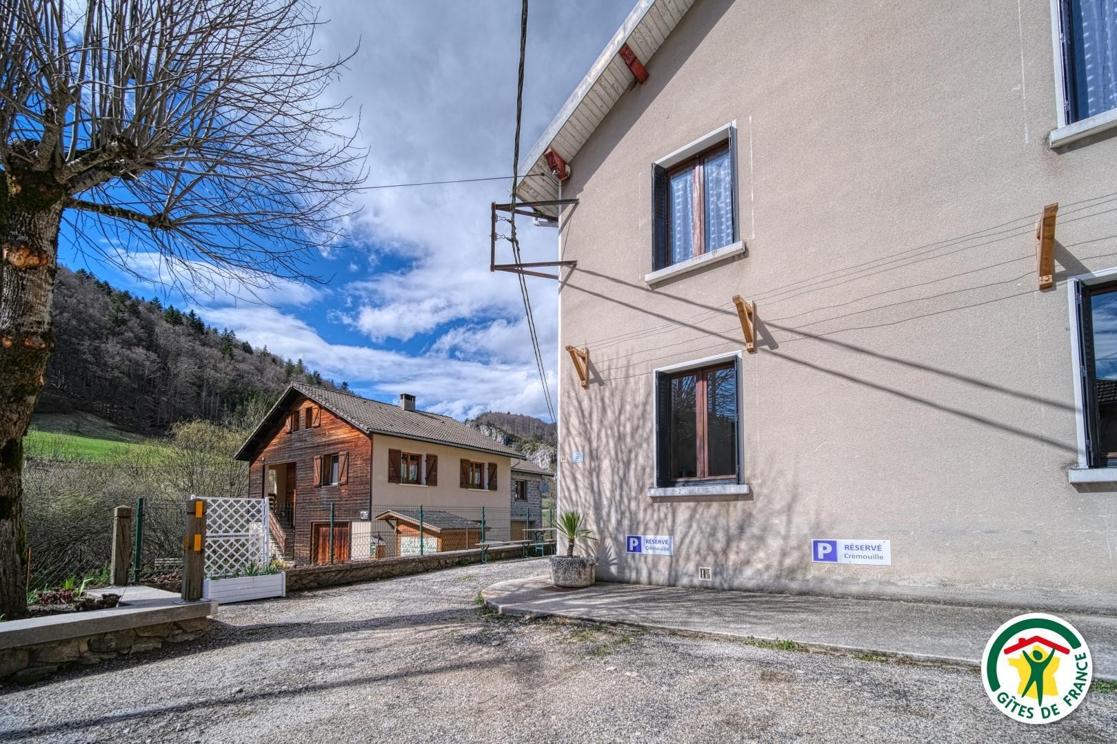 Le parking exclusif au gîte