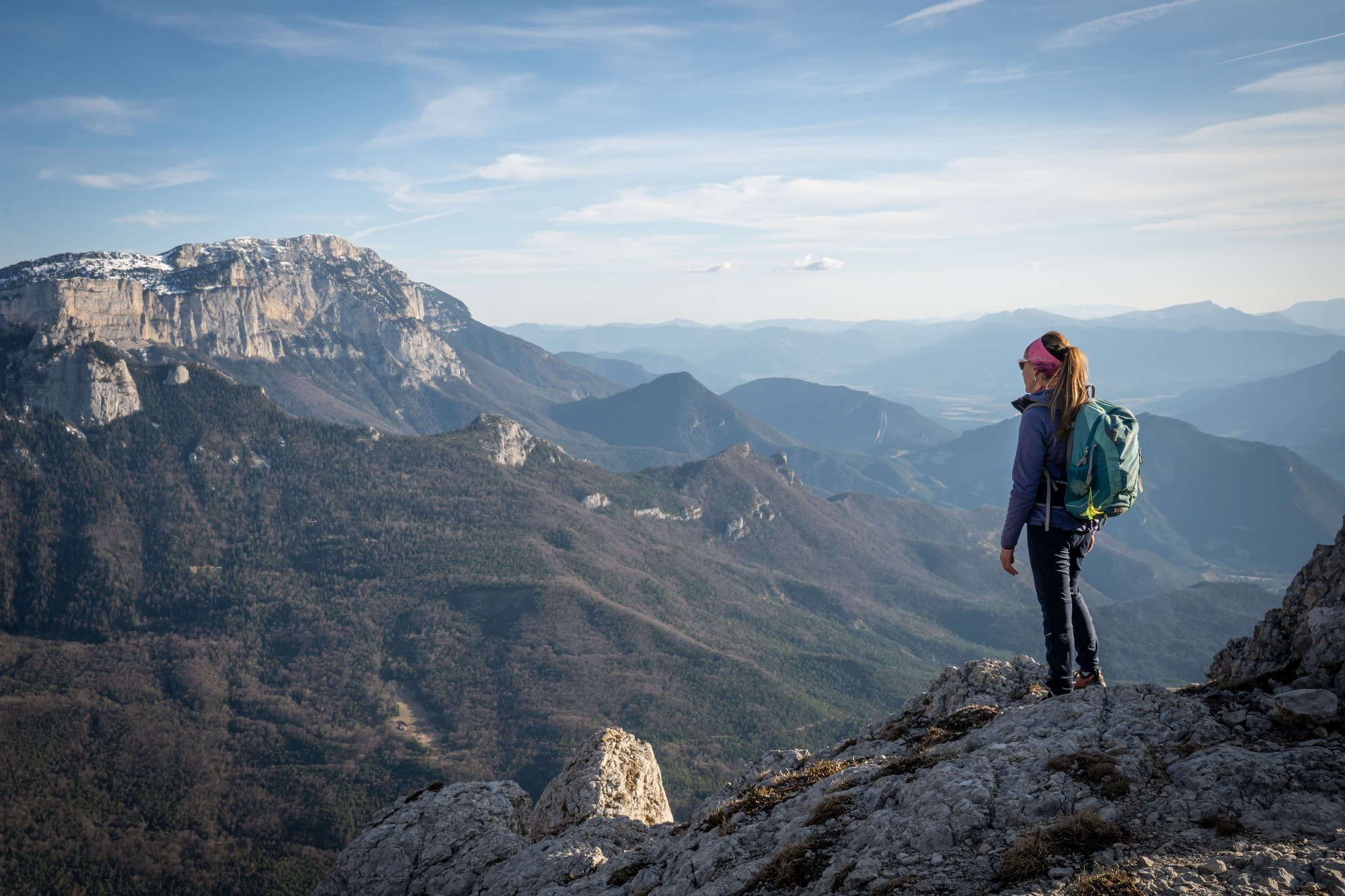 Les crêtes du col de Rousset