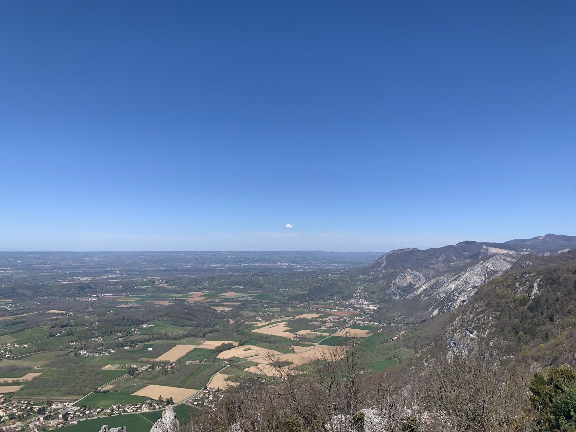 Vue depuis la croix de Chatelard
