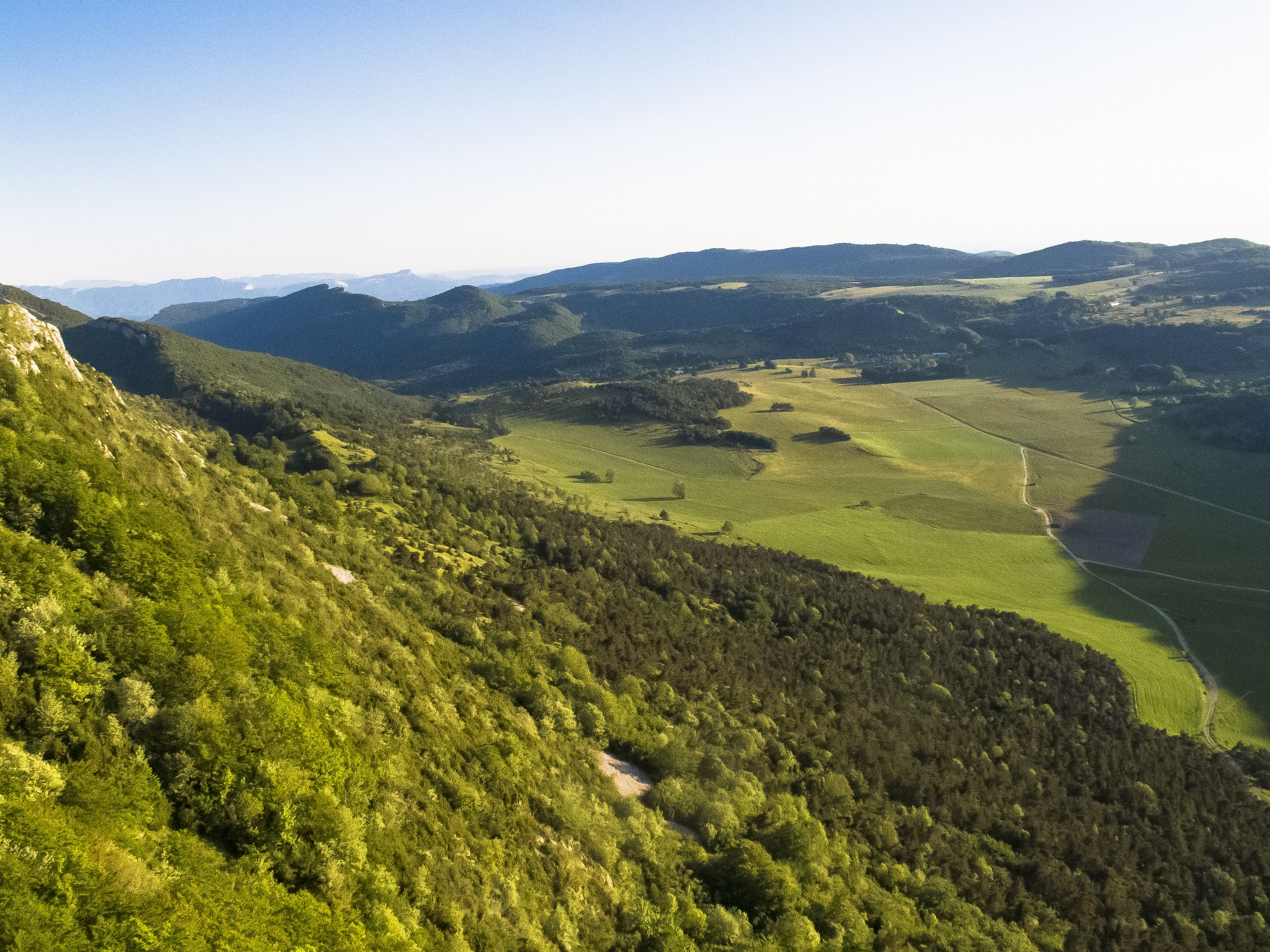 La Vacherie (vaste paysage de vallées et de montagnes)