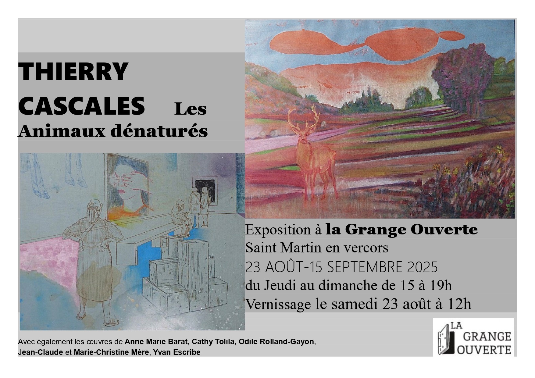 Exposition - Les animaux dénaturés_Saint-Martin-en-Vercors