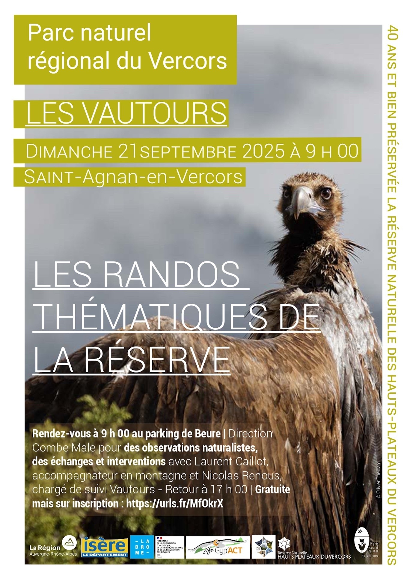 Rando Thématique Vautours avec AEM - Beure_Saint-Agnan-en-Vercors