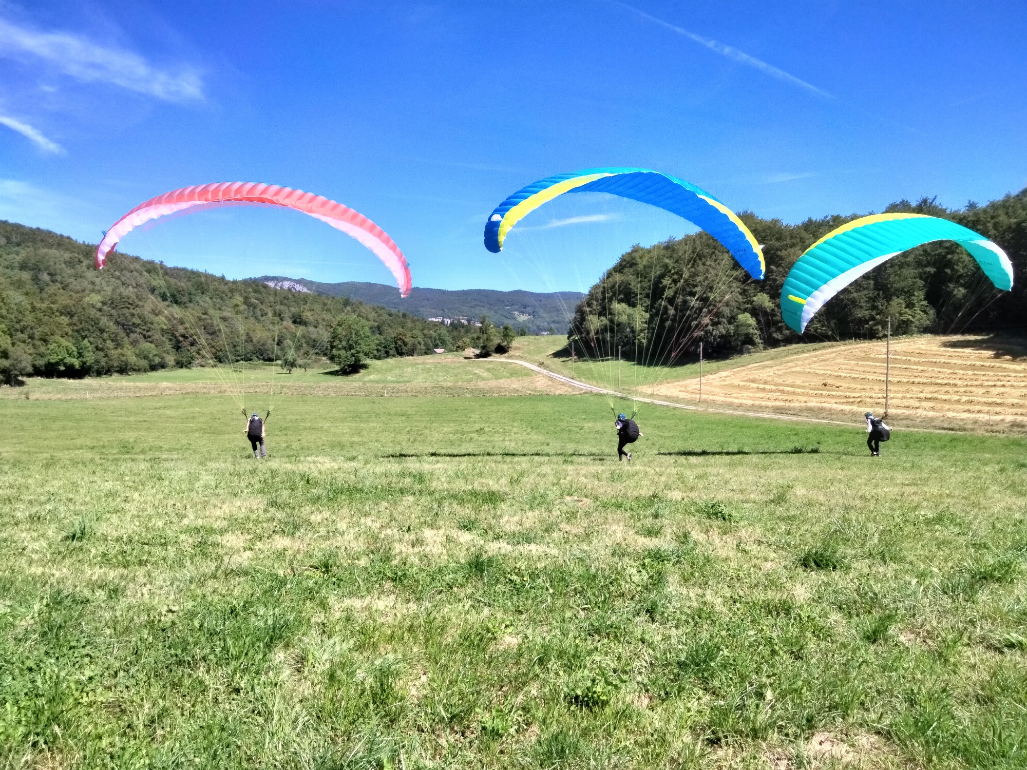 Stage d'initiation en parapente en Vercors Drôme