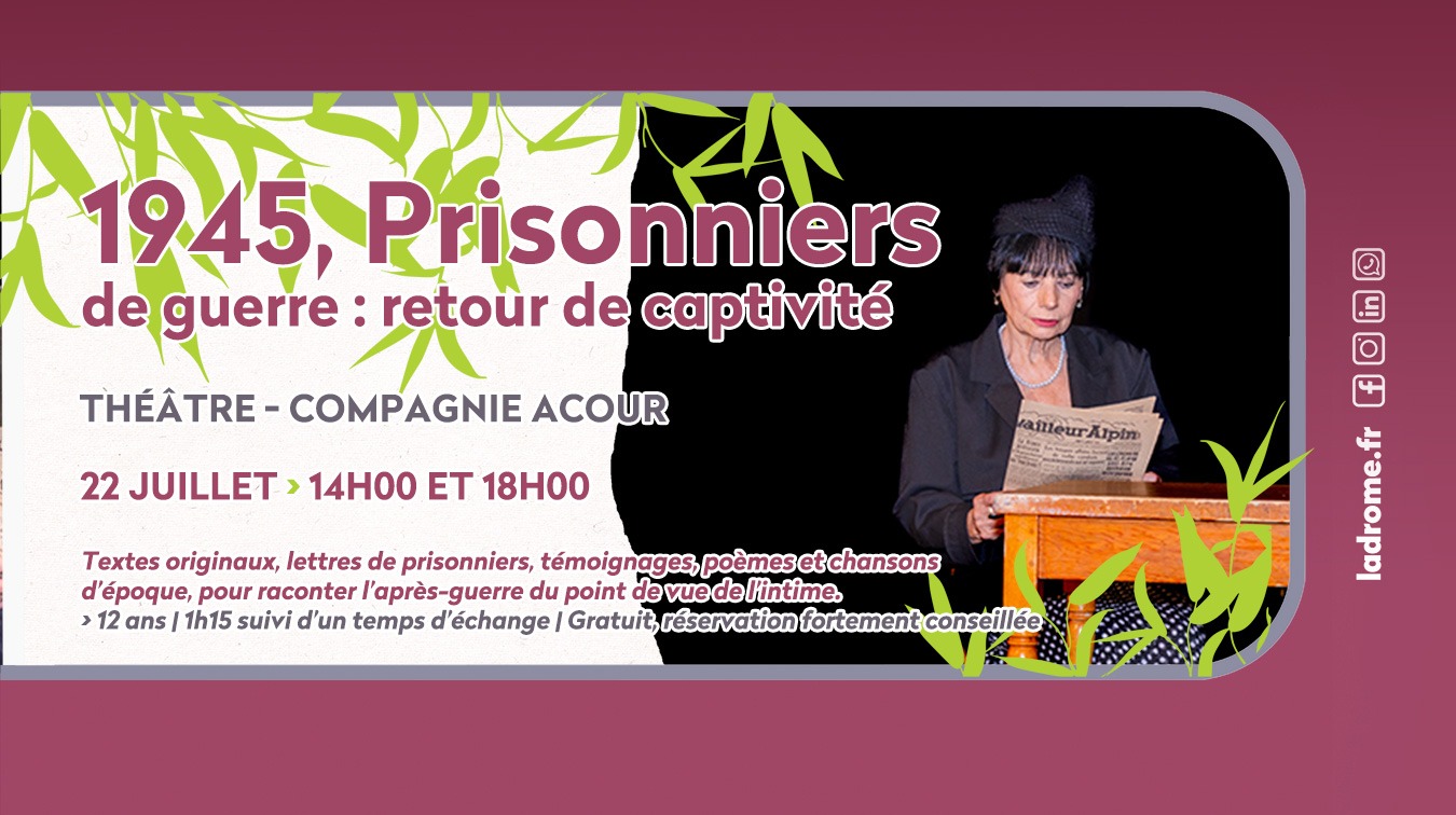 1945, prisonniers de guerre : retour de captivité_Vassieux-en-Vercors