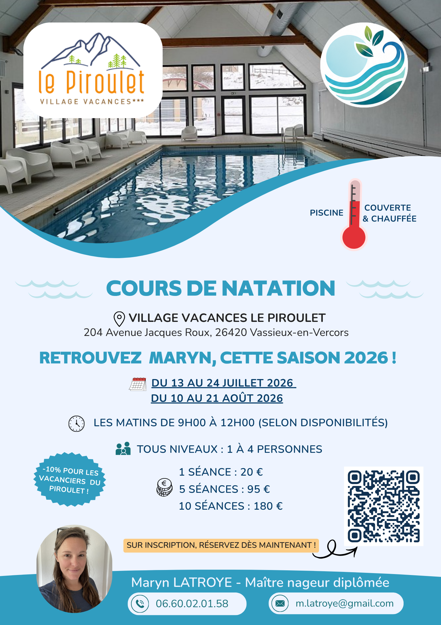 Piscine - Le PIROULET
