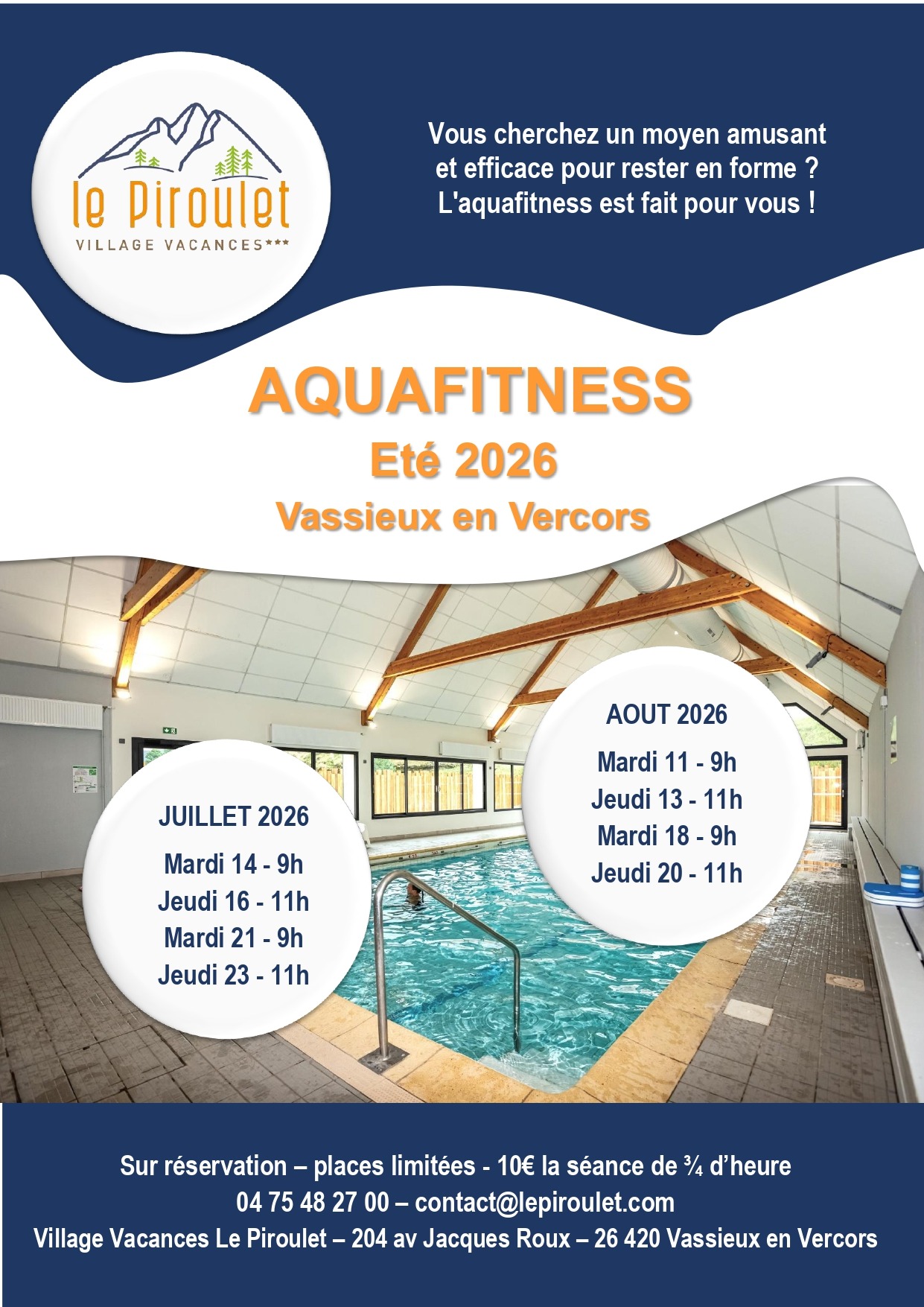 Piscine - Le PIROULET 